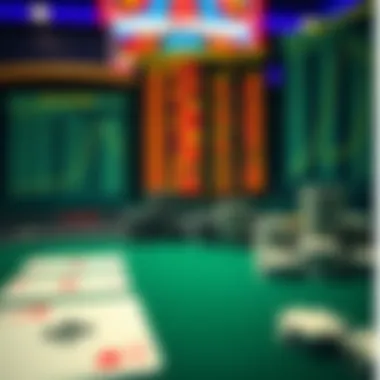 Psychological aspects that affect video poker play represented through graphs