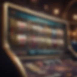 Vibrant and enticing view of Action Bank online slot interface