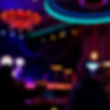 Stage performance featuring live entertainment at a casino venue