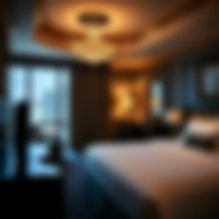 Stylish hotel room at Bally's Tunica