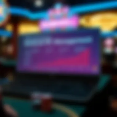 Bankroll management chart showcasing effective budgeting