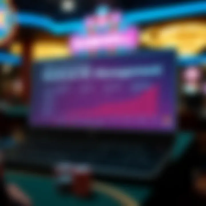 Bankroll management chart showcasing effective budgeting