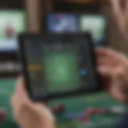 An overview of various online football betting platforms with user interface elements displayed.