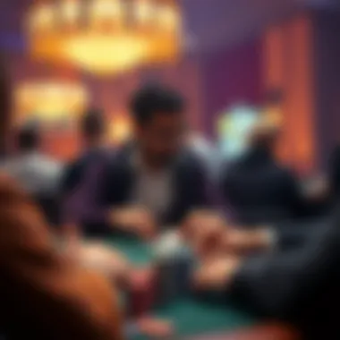 Thrill of the Game Exciting moment of a poker game