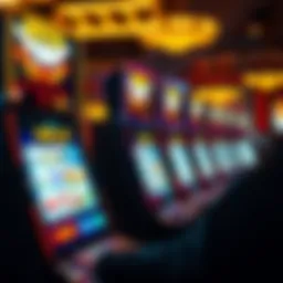 Exciting video poker game in action