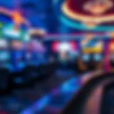 Casino gaming experience with vibrant graphics