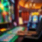 A vibrant overview of the online gaming interface at Caesars Casino