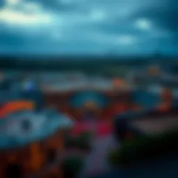 Aerial view of a prominent Minnesota casino showcasing its architecture