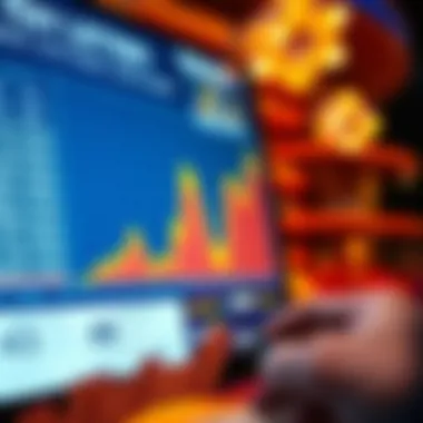 An analytical chart showing lottery trends and frequencies