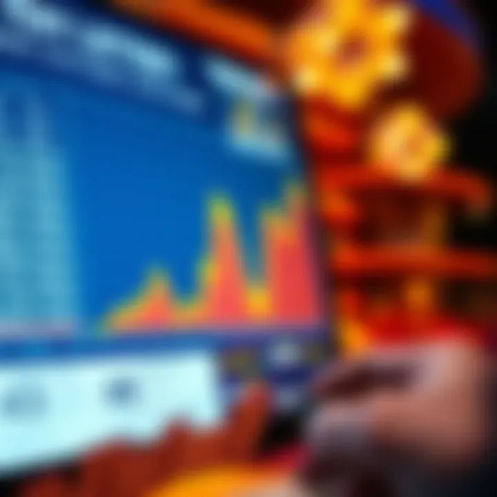 An analytical chart showing lottery trends and frequencies