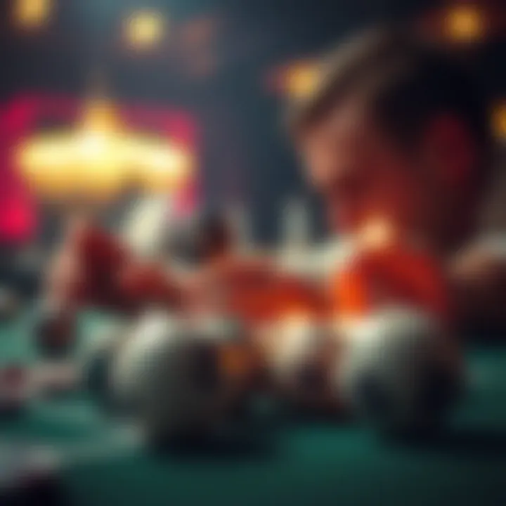 A symbolic representation of luck and chance in a lottery context