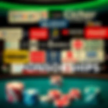 Diverse Brands in Betting Sponsorships A collage of various brands involved in betting sponsorships