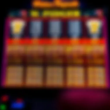 A digital representation of a winning video poker payout chart