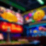 Vibrant casino promotional banners showcasing various offers