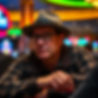 Portrait of a successful player at Eagle Mountain Casino