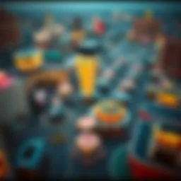 Aerial view of a bustling casino complex in Las Vegas