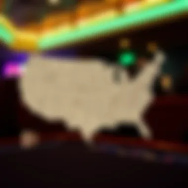 State Regulations on Casinos A map highlighting different states with varying casino regulations