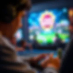 A user engaging with a gaming app that offers cash rewards