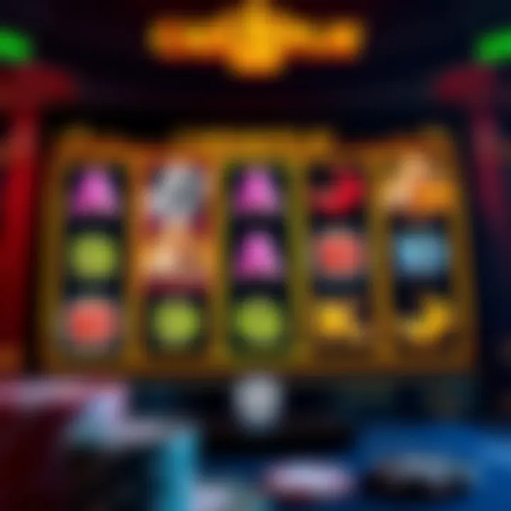 Gameplay interface showcasing the reels and symbols of the slot