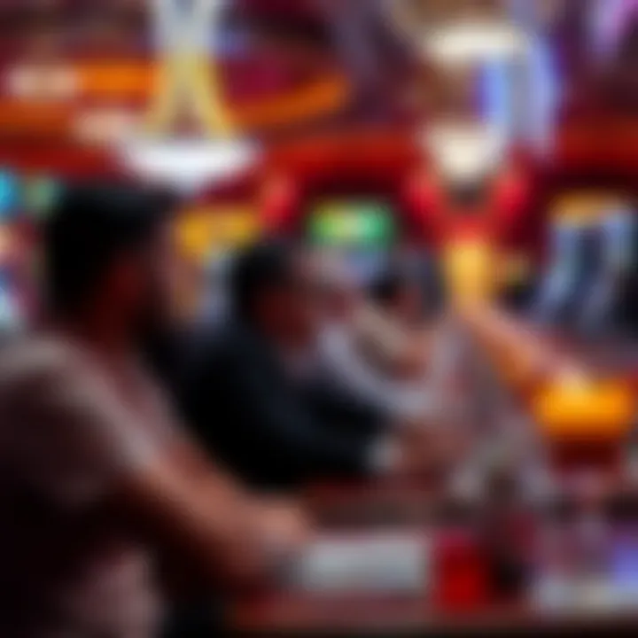 People enjoying a lavish dining experience within a casino