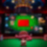 Overview of Dragon Play Poker App interface showcasing vibrant graphics