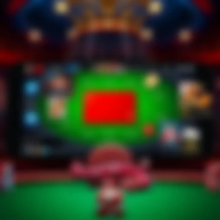 Overview of Dragon Play Poker App interface showcasing vibrant graphics