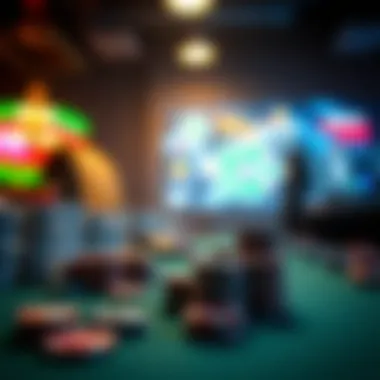 A serene setting representing responsible gaming