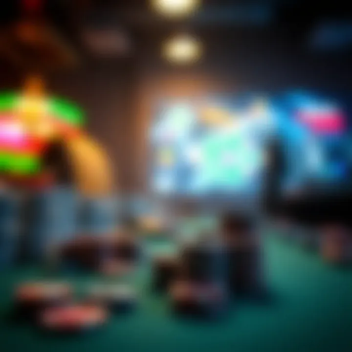 A serene setting representing responsible gaming