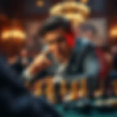 A thoughtful player strategizing over a chessboard, representing strategic gameplay