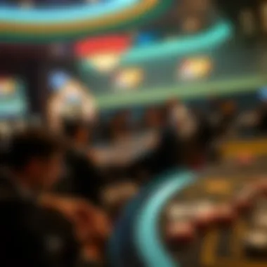 Diagram illustrating technology integration in live casinos