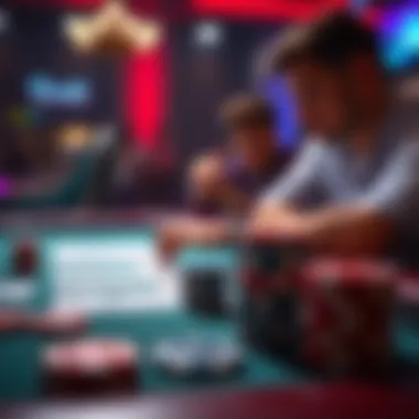 Conceptual image highlighting responsible gaming practices in online gambling