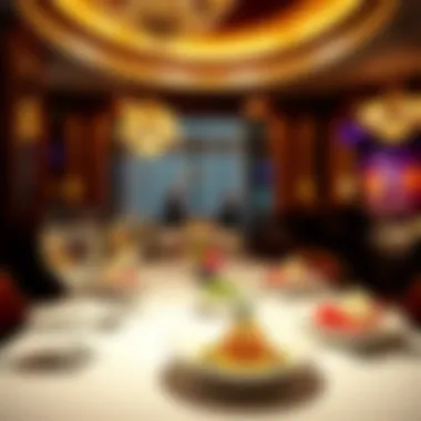 Gourmet dining experience at MGM Bellagio