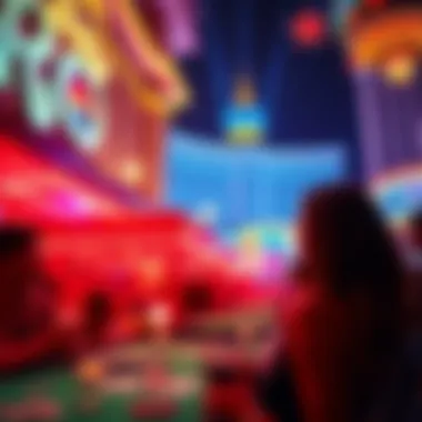 Vibrant nightlife scene at MGM Bellagio