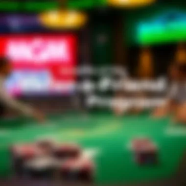 Illustration depicting the key benefits of the MGM Sports Betting Refer a Friend program.