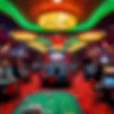 Interior view showcasing the vibrant gaming floor