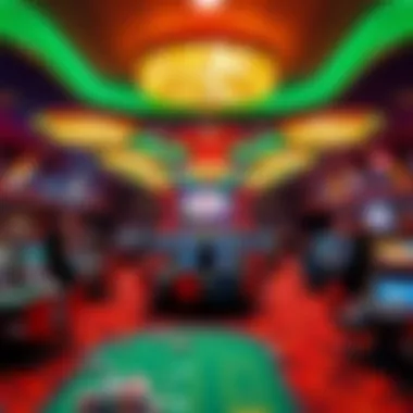 Interior view showcasing the vibrant gaming floor