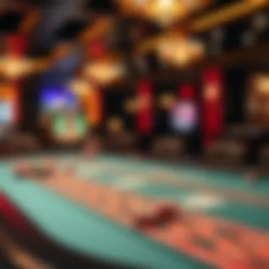 Luxurious gaming table with high-stakes options