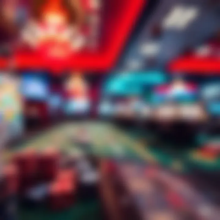 An abstract view of virtual casino dynamics