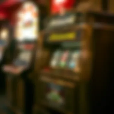 Vintage Aristocrat slot machine showcasing intricate design elements