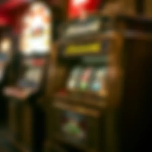 Vintage Aristocrat slot machine showcasing intricate design elements