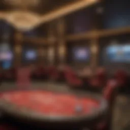 Luxurious VIP gaming lounge