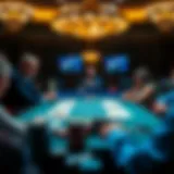 Overview of various poker game interfaces on iOS