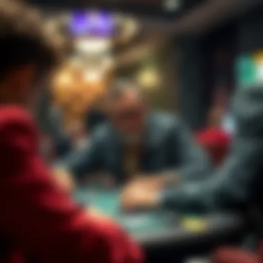 An expert poker player analyzing game strategies