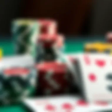 The Intricacies of Online Poker A close-up of poker chips and cards