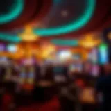 Vibrant gaming floor at San Manuel Casino