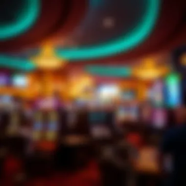 Vibrant gaming floor at San Manuel Casino