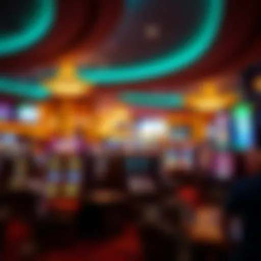 Vibrant gaming floor at San Manuel Casino