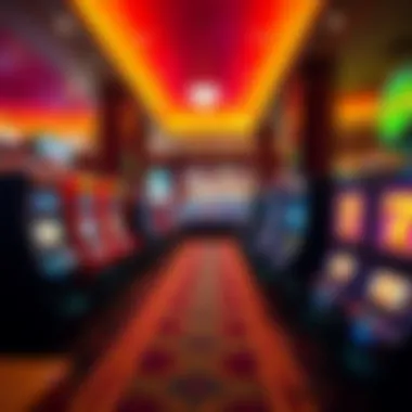 Overview of Huuuuge Casino's gaming floor with various slot options