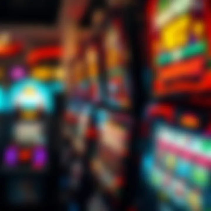 Excitement of hitting a jackpot on a slot machine