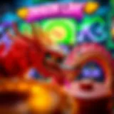 Vibrant Visuals of Dragon Link Slots Colorful Dragon Link slot game graphics